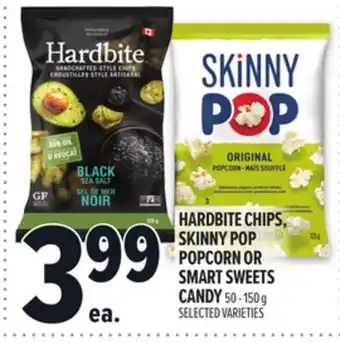 Metro HARDBITE CHIPS, SKINNY POP POPCORN OR SMART SWEETS CANDY offer
