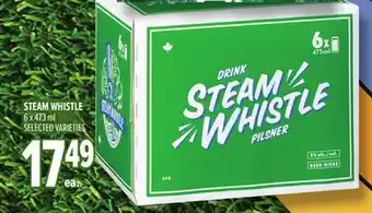 Metro STEAM WHISTLE offer