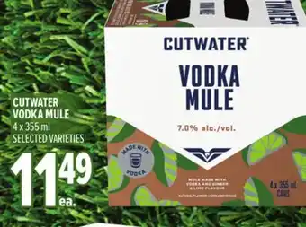 Metro CUTWATER VODKA MULE offer