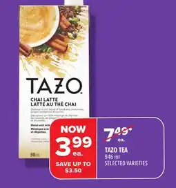 Metro TAZO TEA offer