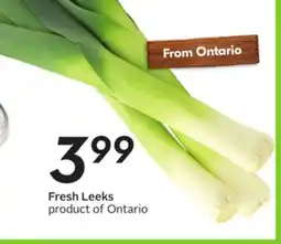 Sobeys Fresh Leeks offer