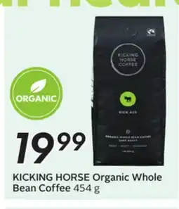 Sobeys KICKING HORSE Organic Whole Bean Coffee offer