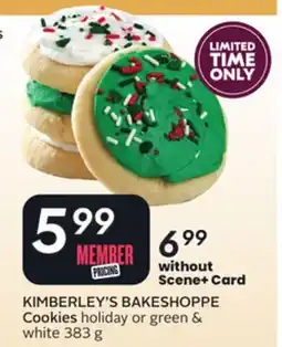Sobeys KIMBERLEY'S BAKESHOPPE Cookies offer