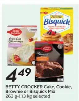Sobeys BETTY CROCKER Cake, Cookie, Brownie or Bisquick Mix offer
