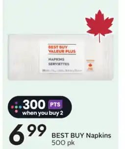 Sobeys BEST BUY Napkins offer