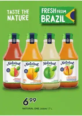 Sobeys NATURAL ONE Juices offer