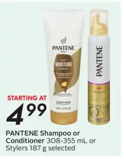 Sobeys PANTENE Shampoo or Conditioner offer