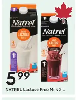 Sobeys NATREL Lactose Free Milk offer