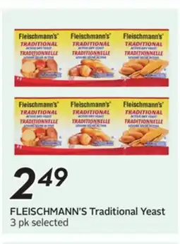 Sobeys FLEISCHMANN'S Traditional Yeast offer