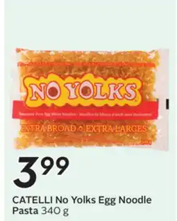 Sobeys CATELLI No Yolks Egg Noodle Pasta offer