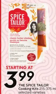 Sobeys THE SPICE TAILOR Cooking Kits offer