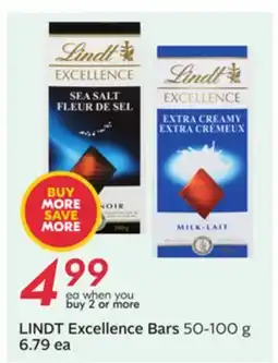 Sobeys LINDT Excellence Bars offer