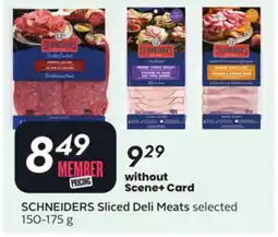 Sobeys SCHNEIDERS Sliced Deli Meats offer