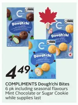 Sobeys COMPLIMENTS Dough'chi Bites offer