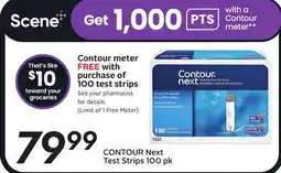 Sobeys CONTOUR Next Test Strips offer