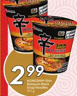 Sobeys NONGSHIM Shin Ramyum Black Soup Noodles offer