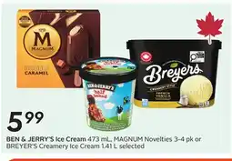 Sobeys BEN & JERRY'S Ice Cream offer