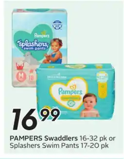 Sobeys PAMPERS Swaddlers offer