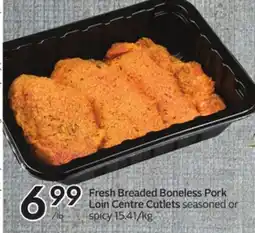 Sobeys Fresh Breaded Boneless Pork Loin Centre Cutlets offer