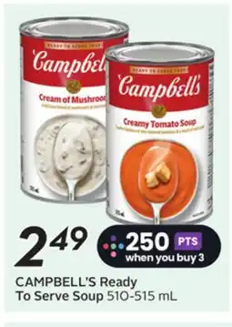 Sobeys CAMPBELL'S Ready To Serve Soup offer