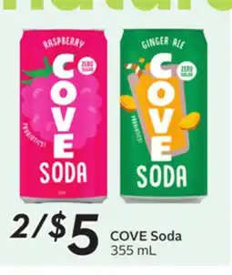 Sobeys COVE Soda offer