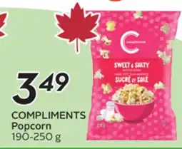 Sobeys COMPLIMENTS Popcorn offer