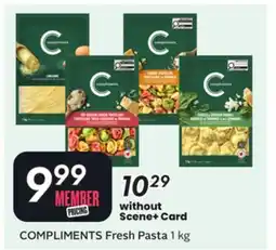 Sobeys COMPLIMENTS Fresh Pasta offer