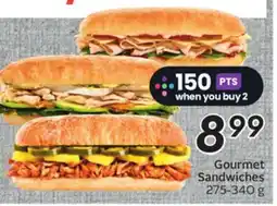 Sobeys Gourmet Sandwiches offer