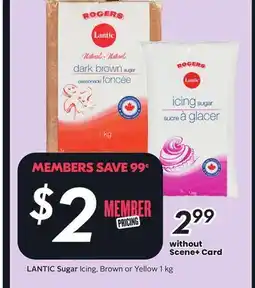Sobeys LANTIC Sugar Icing, Brown or Yellow offer