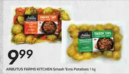 Sobeys ARBUTUS FARMS KITCHEN Smash' Ems Potatoes offer
