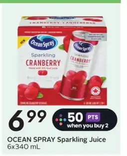 Sobeys OCEAN SPRAY Sparkling Juice offer