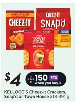 Sobeys KELLOGG'S Cheez-it Crackers offer