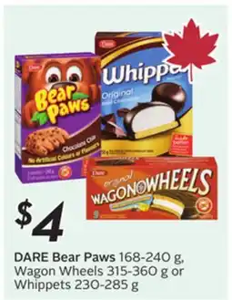 Sobeys DARE Bear Paws offer