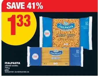 No Frills ITALPASTA, 750 G offer