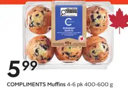 Sobeys COMPLIMENTS Muffins offer