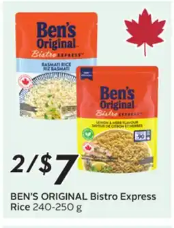 Sobeys BEN'S ORIGINAL Bistro Express Rice offer