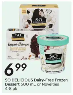 Sobeys SO DELICIOUS Dairy-Free Frozen Dessert offer