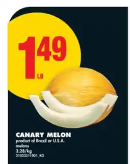 No Frills CANARY MELON offer