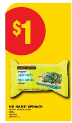 No Frills NO NAME SPINACH, 300 G offer