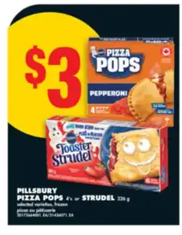 No Frills PILLSBURY PIZZA POPS, 4'S OR STRUDEL, 326 G offer