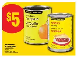 No Frills NO NAME PIE FILLING, 540/796 ML offer