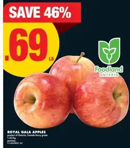 No Frills ROYAL GALA APPLES offer