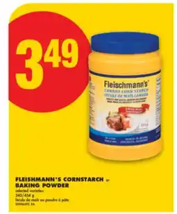 No Frills FLEISHMANN'S CORNSTARCH OR BAKING POWDER, 340/454 G offer