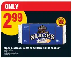 No Frills BLACK DIAMOND SLICES PROCESSED CHEESE PRODUCT, 410 g offer