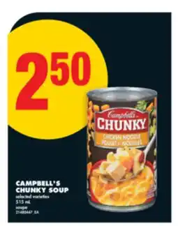 No Frills CAMPBELL'S CHUNKY SOUP, 515 ML offer