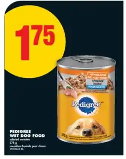 No Frills PEDIGREE WET DOG FOOD, 375 G offer