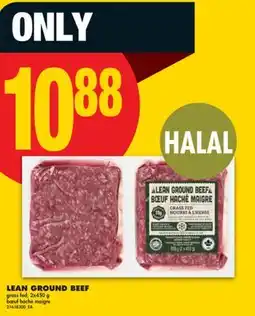 No Frills LEAN GROUND BEEF, 2x450 g offer