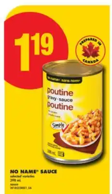 No Frills NO NAME SAUCE, 398 ML offer