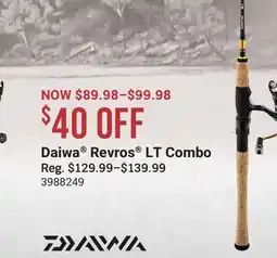 Cabela's Daiwa Revros LT Combo offer