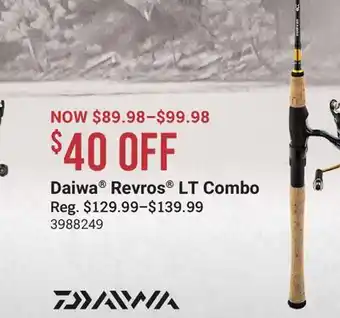 Cabela's Daiwa Revros LT Combo offer